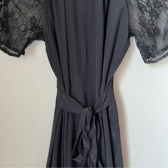 Daughters of the Revolution Black Lace Dress Size 2 Goth Halloween - Picture 8 of 8